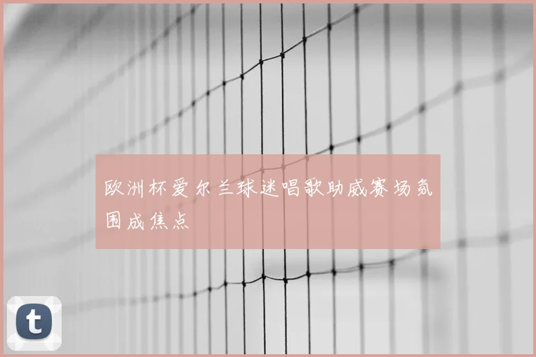 欧洲杯爱尔兰球迷唱歌助威赛场氛围成焦点